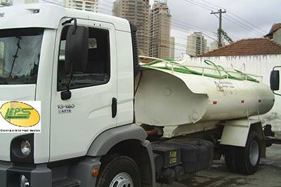 Transporte e Fornecimento de Água de Reuso em SP