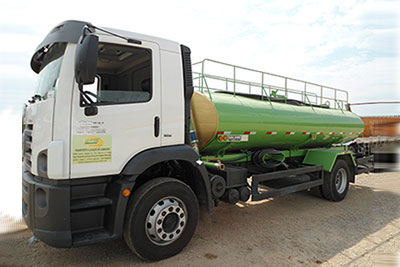 Transporte e Fornecimento de Água Potável em SP